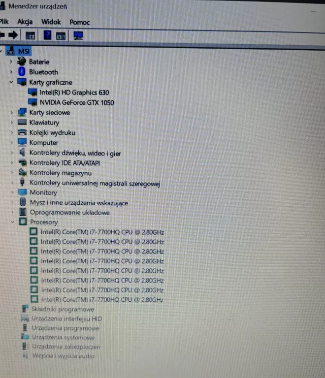 LAPTOP MSI GV62 8GB/1TB/I7/GEFORCE GTX 1015/WIN10 - ZABRANE