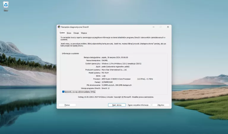 KOMPUTER STACJONARNY RYZEN 5 5600X NVIDIA 1080 TI 32 GB DDR4 1 TB SSD