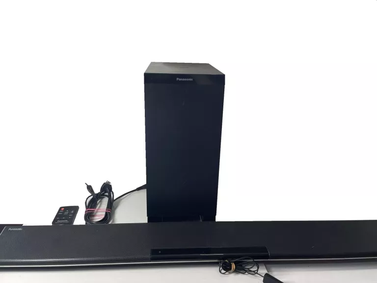 SOUNDBAR PANASONIC SU-HTB485 Z SUBWOOFEREM PILOTEM I OKABLOWANIEM