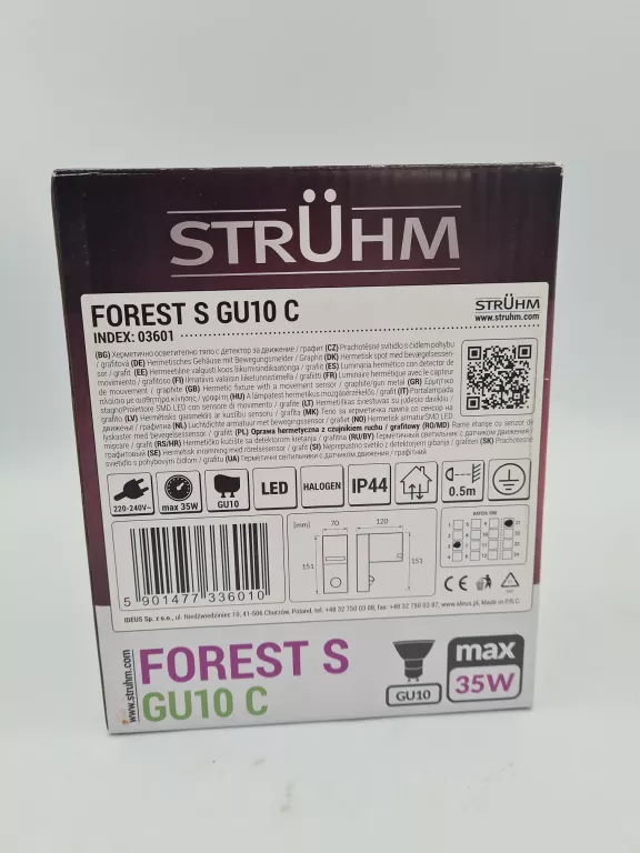 LAMPA OPRAWA ZEWNĘTRZNA STRUHM FOREST S GU10 C