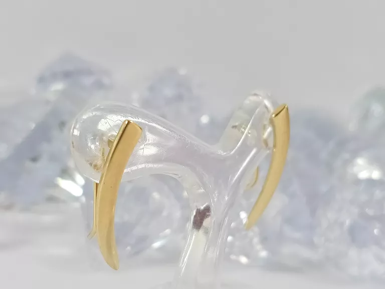 ORYGINALNE ZŁOTE KOLCZYKI KŁY PRZECIĄGANE 333 1,02G 23MM