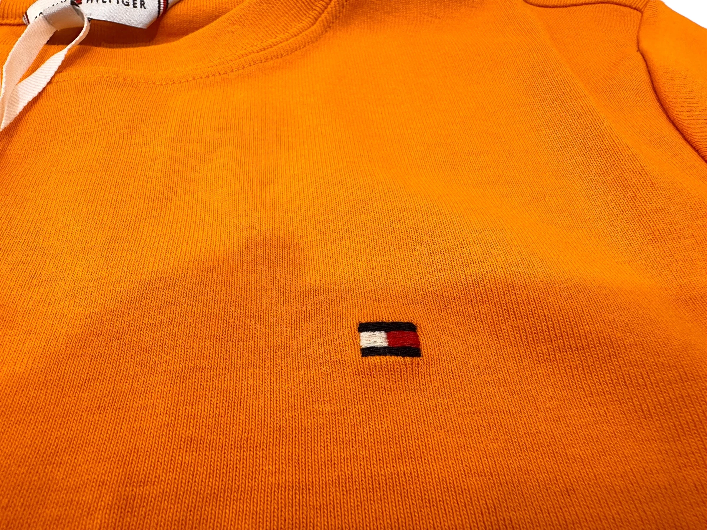 koszulka-tommy-hilfiger-meska-pomaranczowa-stan-uzywany