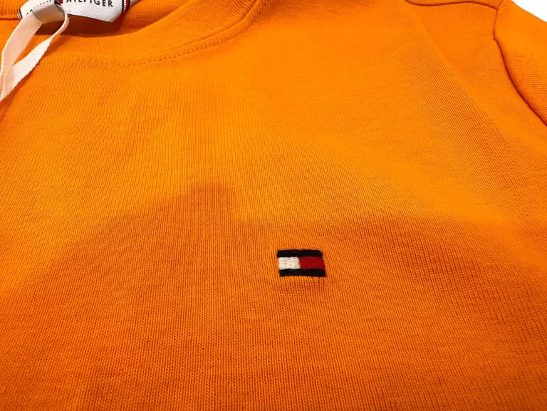 KOSZULKA TOMMY HILFIGER MĘSKA POMARAŃCZOWA