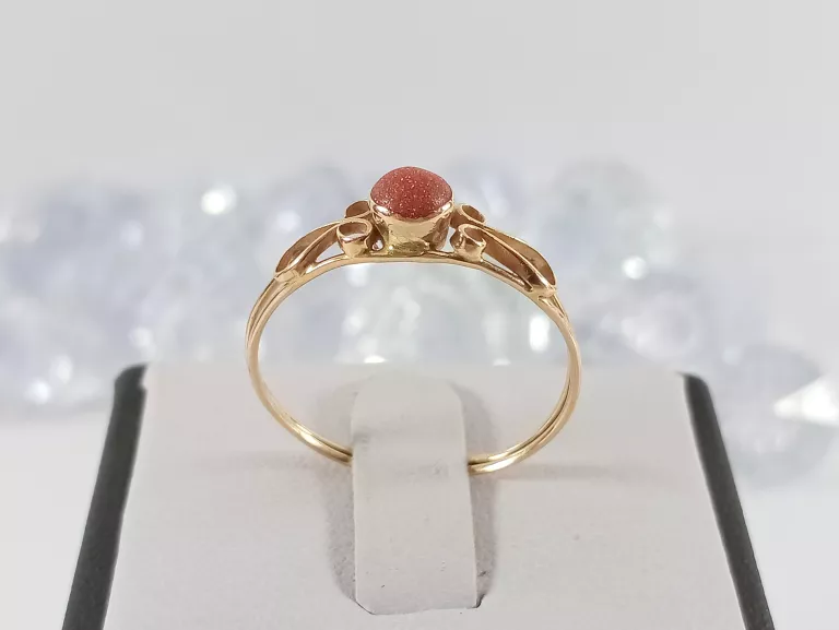 klasyczny-zloty-pierscionek-z-kamieniem-piasek-pustyni-585-147g-24r-stan-11323-2