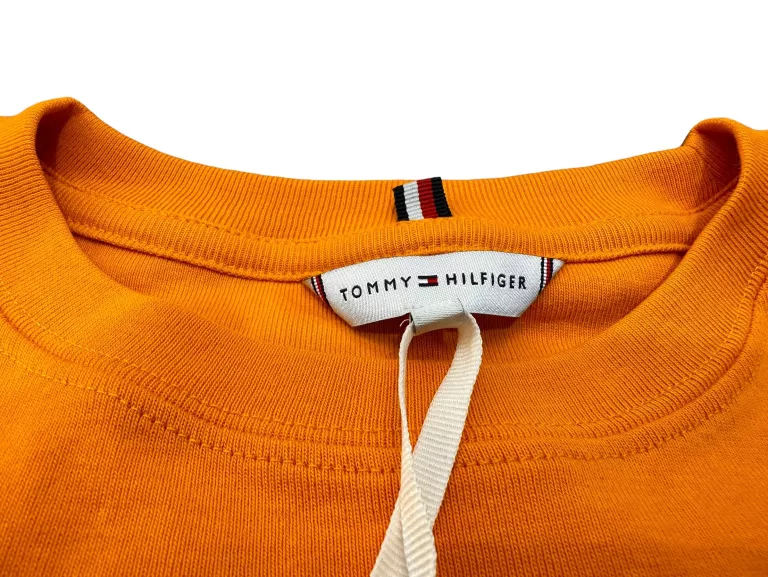 KOSZULKA TOMMY HILFIGER MĘSKA POMARAŃCZOWA