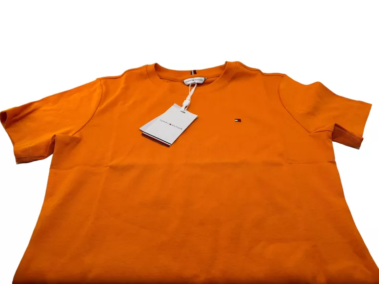 KOSZULKA TOMMY HILFIGER MĘSKA POMARAŃCZOWA