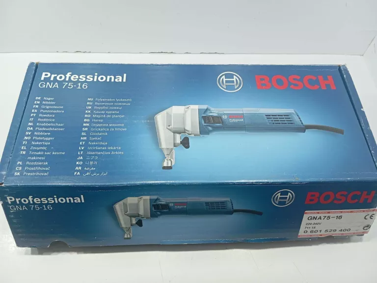 NOŻYCE DO BLACHY ELEKTRYCZNE ROZDZIERAK BOSCH GNA 75-16