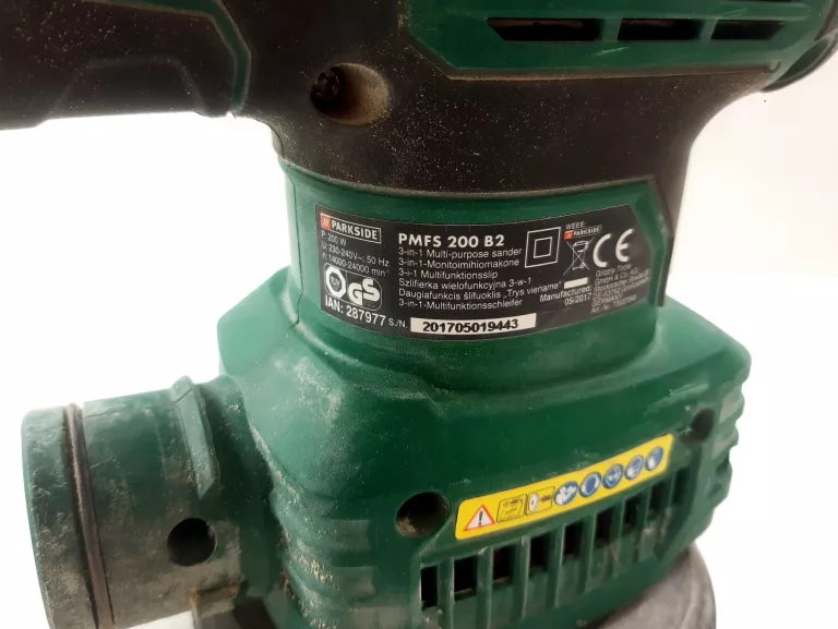 SZLIFIERKA WIELOFUNKCYJNA PARKSIDE PMFS 200 B2
