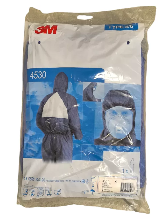 KOMBINEZON OCHRONNY LAKIERNICZY 4530 3M XL