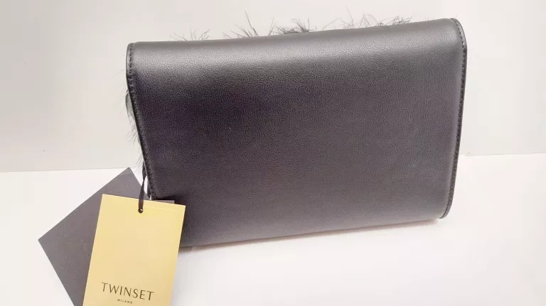 TOREBKA ELEGANCKA KOPERTÓWKA Z PIÓRKAMI MILANO TWINSET