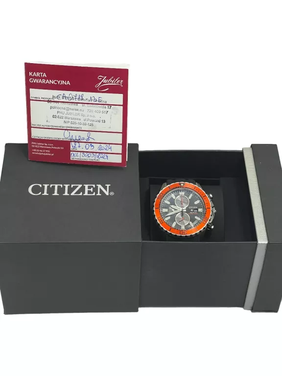 ZEGAREK CITIZEN PROMASTER CA0718-13E PAR 03.2024 IGŁA