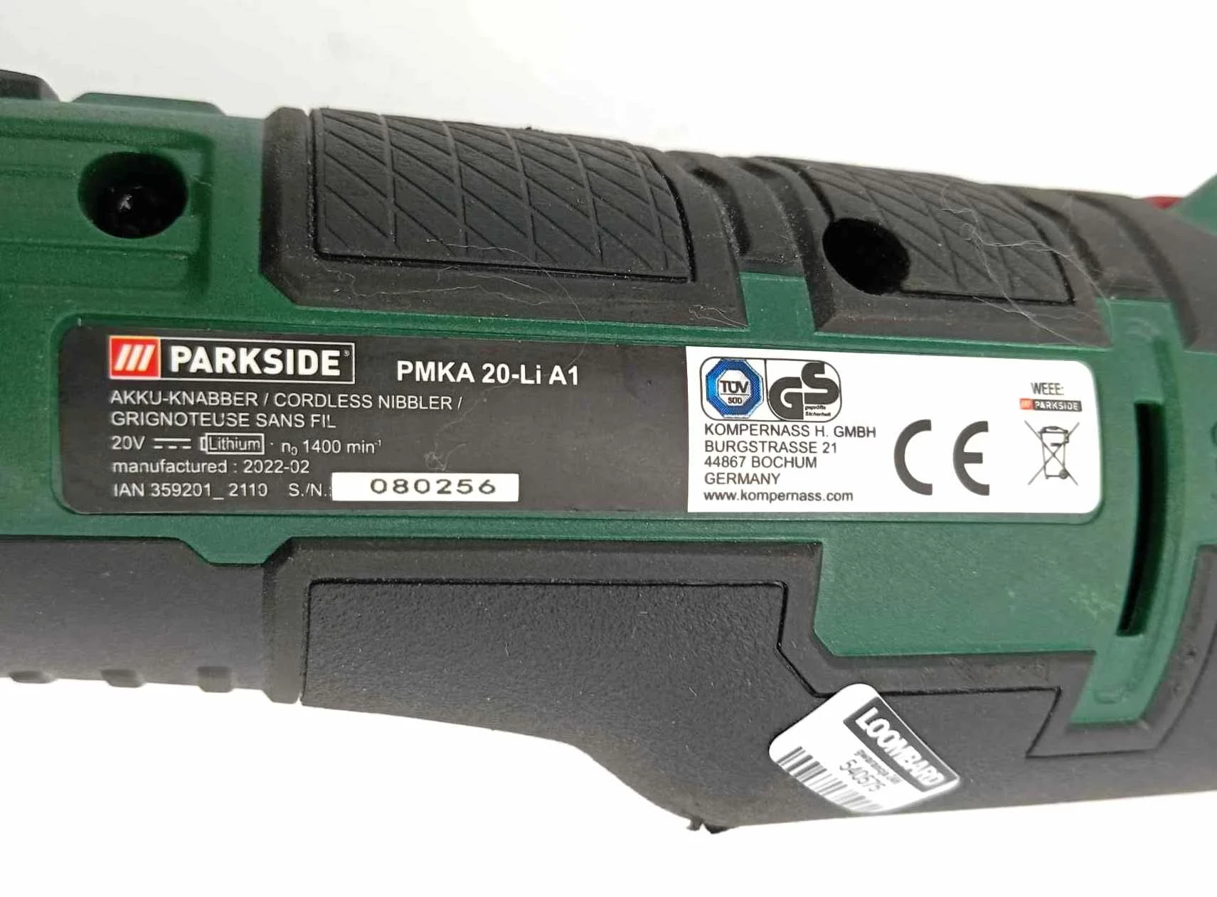 nozyce-do-blachy-akumulatorowe-parkside-pmka-20-li-a1-1-maksymalna-grubosc-ciecia-25