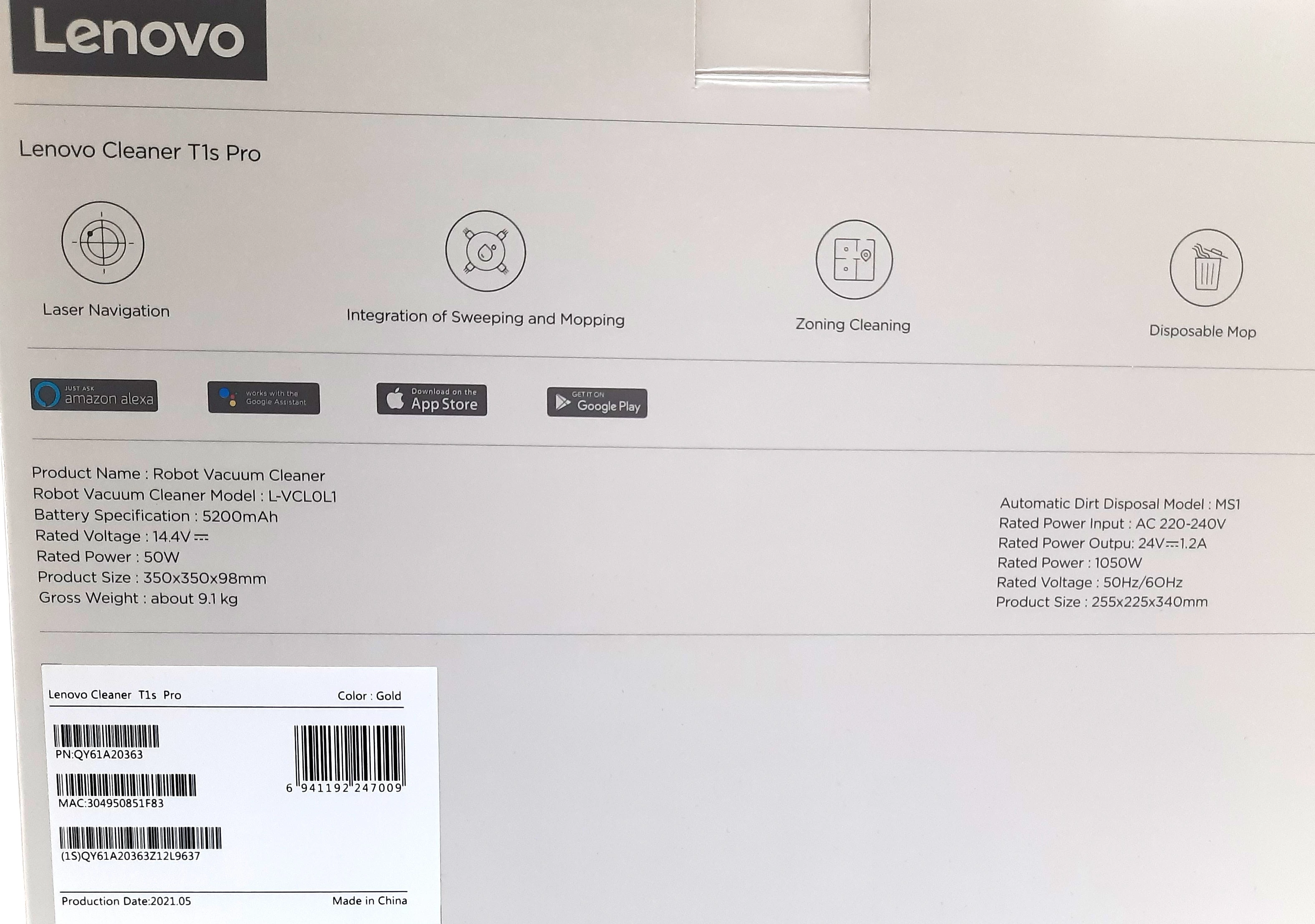 robot-sprzatajacy-lenovo-t1s-pro-l-vcl0l1-stan-idealny-product-id-7bb4c30a-8063-4114-9282-3663b0fea345