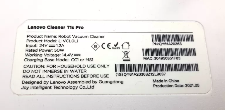 robot-sprzatajacy-lenovo-t1s-pro-l-vcl0l1-stan-idealny-czas-pracy-bezprzewodowej-150