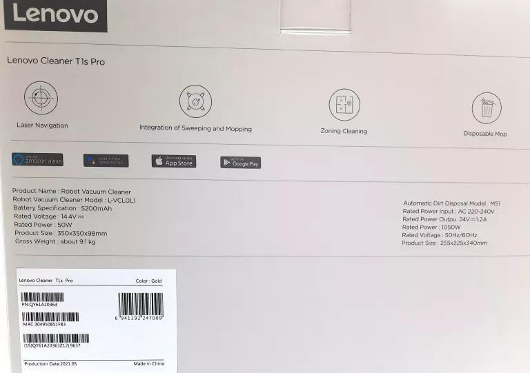 robot-sprzatajacy-lenovo-t1s-pro-l-vcl0l1-stan-idealny-product-id-7bb4c30a-8063-4114-9282-3663b0fea345