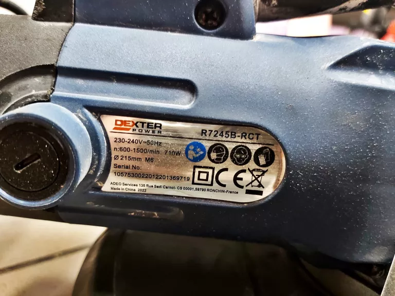 SZLIFIERKA DO GIPSU ŻYRAFA DEXTER R7245B-RCT 710W WALIZKA