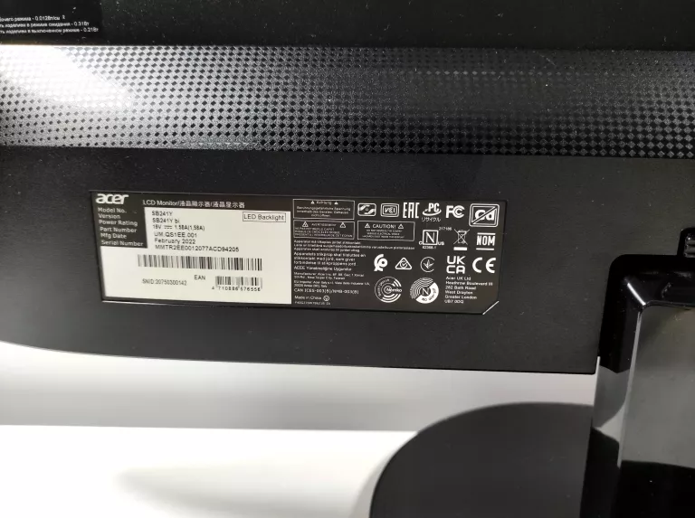 MONITOR ACER SB241Y