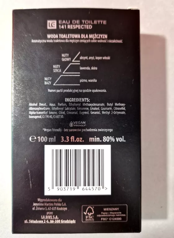LUCCA CIPRIANO RESPECTED 100ML