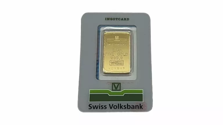 INWESTYCJA SZTABKA ZŁOTA 2,5G 999,99 AU BANK SZWAJCARSKI