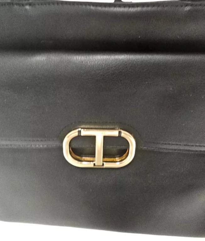 TORBA TWINSET ZE SKÓRY CZARNA