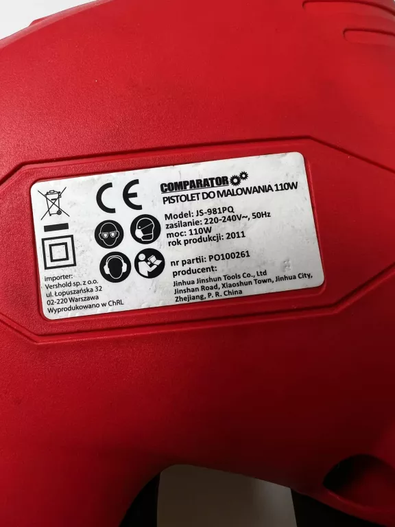 PISTOLET DO MALOWANIA COMPARATOR 110W