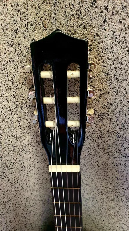 GITARA AKUSTYCZNA CZARNA CASTELO G1 Z POKROWCEM
