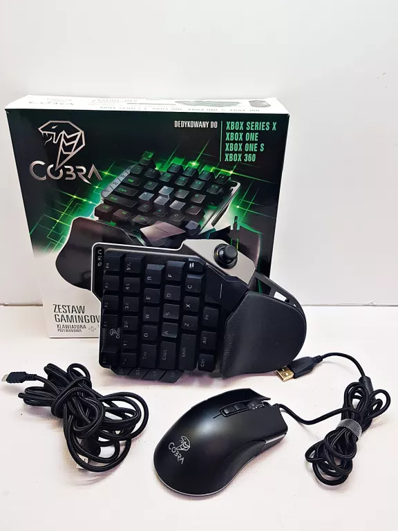ZESTAW MYSZ + KLAWIATURA COBRA DK02 DEDYKOWANY DO XBOX
