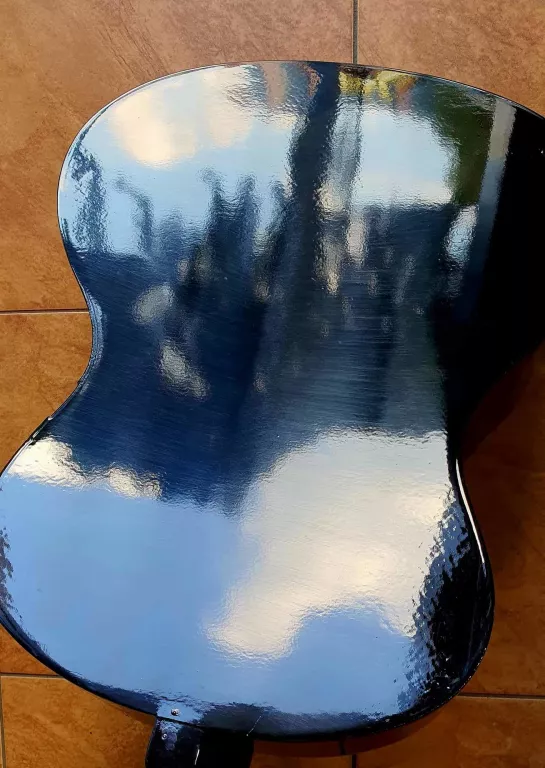 GITARA AKUSTYCZNA CZARNA CASTELO G1 Z POKROWCEM