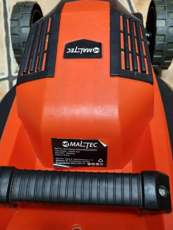 KOSIARKA ELEKTRYCZNA MALTEC MASTERBALDE 2100W KOSZ 30L
