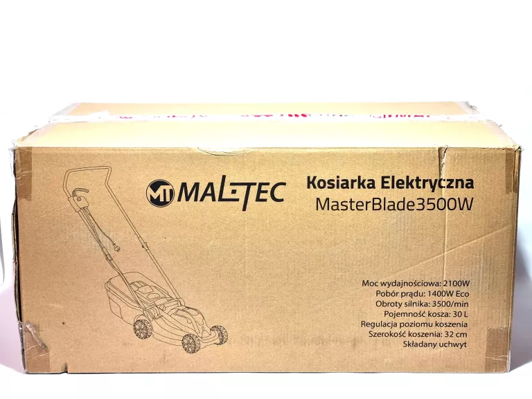 KOSIARKA ELEKTRYCZNA MALTEC MASTERBALDE 2100W KOSZ 30L