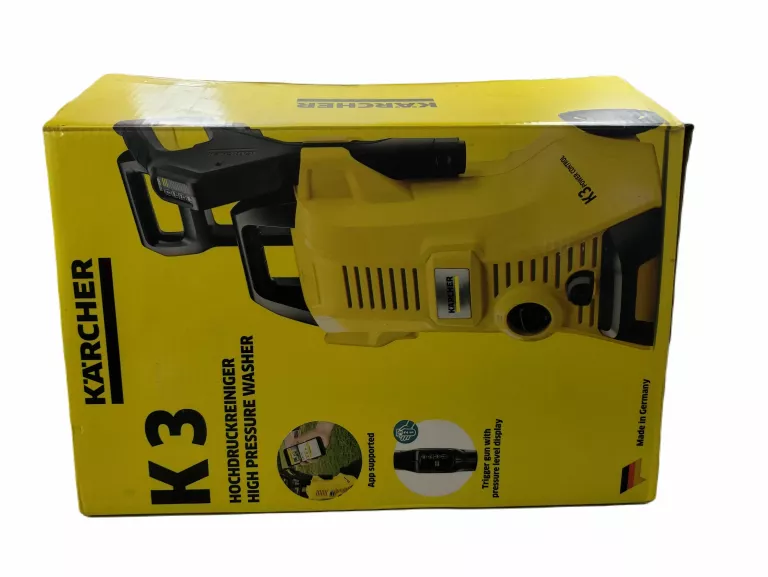 MYJKA CIŚNIENIOWA KARCHER K3 120 BAR 1600 W ŻÓŁTA KOMPOZYTOWA DO OGRODU