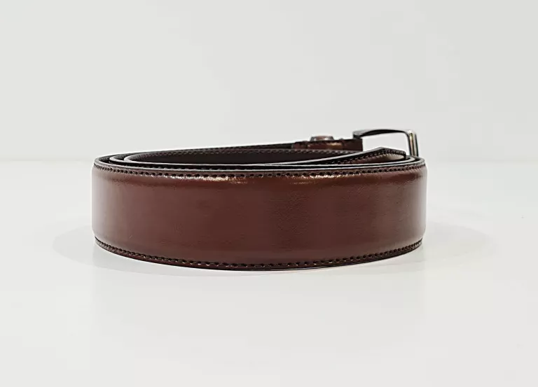 PASEK HUGO BOSS BRĄZOWY SKÓRZANY 110-42
