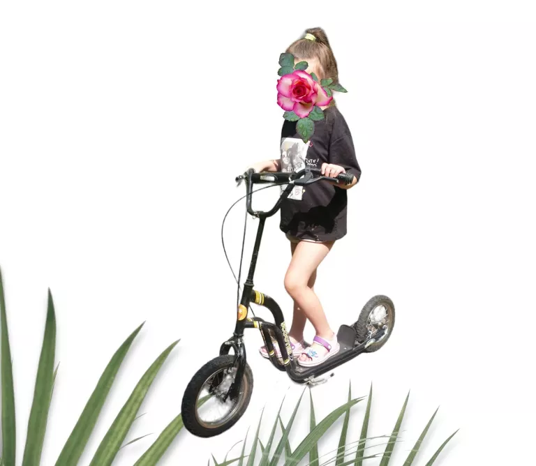 HULAJNOGA SCOOTER POMPOWANE KOŁA WH115A
