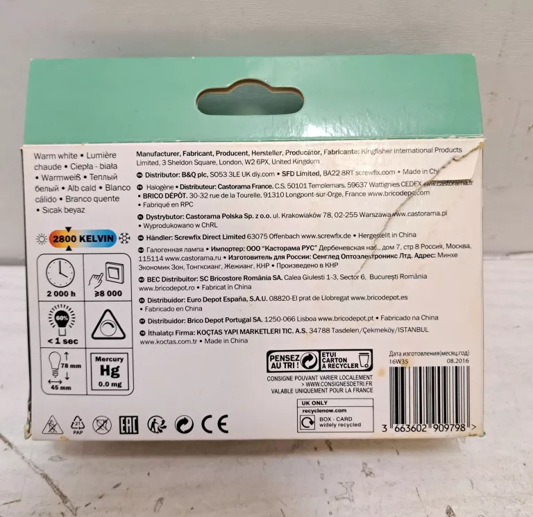 ZARÓWKI DIALL HALOGEN WARM WHITE 3 SZTUKI
