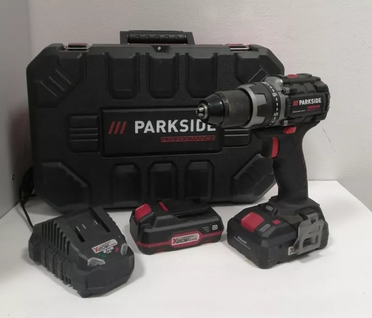 WIERTARKO-WKRĘTARKA PARKSIDE PERFORMANCE PABSP 20-LI C3 20V ZESTAW