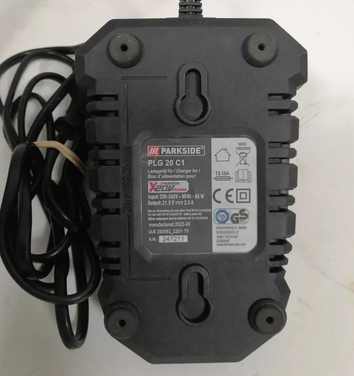WIERTARKO-WKRĘTARKA PARKSIDE PERFORMANCE PABSP 20-LI C3 20V ZESTAW