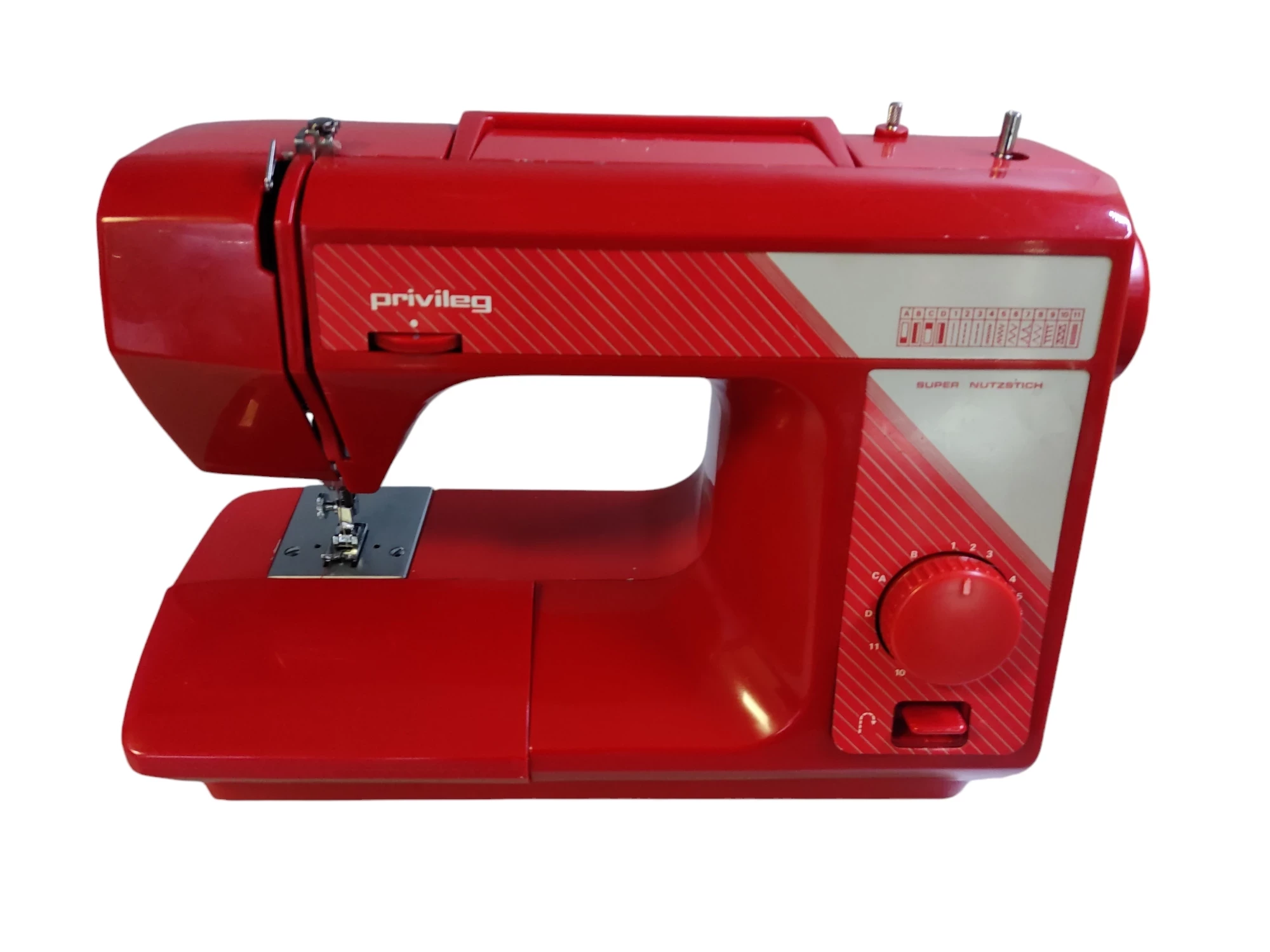 maszyna-do-szycia-privileg-5010-czerwona-kabel-stan-uzywany