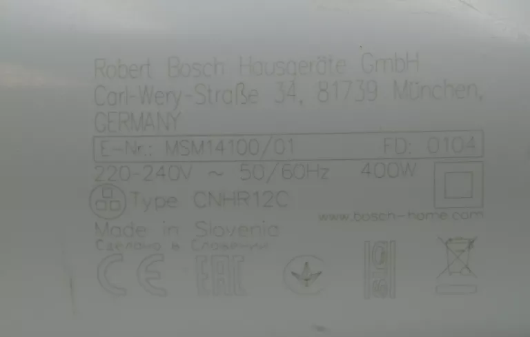 BLENDER BOSCH CLEVERMIXX