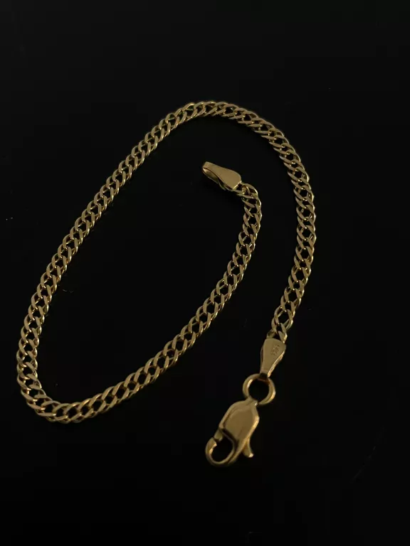 GUSTOWNA ZŁOTA BRANSOLETKA P.585 W. 2,85G