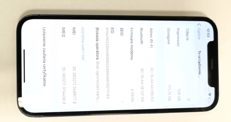 TELEFON IPHONE 12 128GB