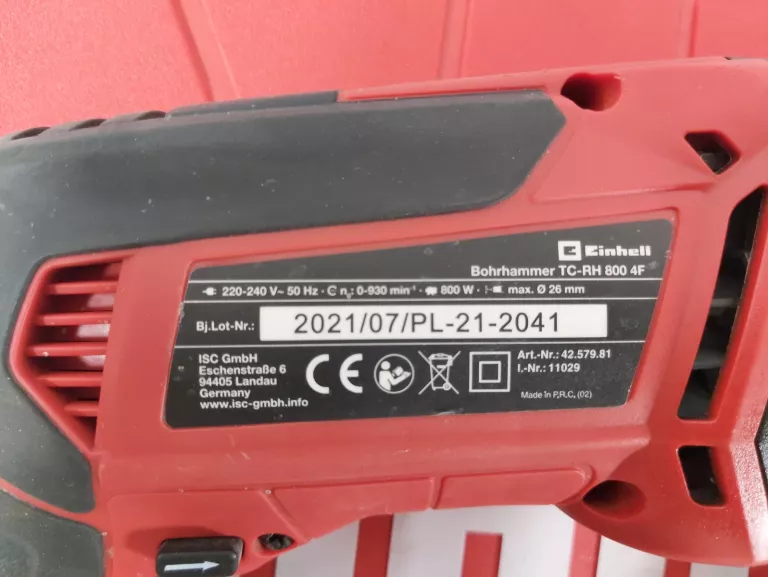 MŁOTOWIERTARKA EINHELL TC-RH800 4F WALIZKA
