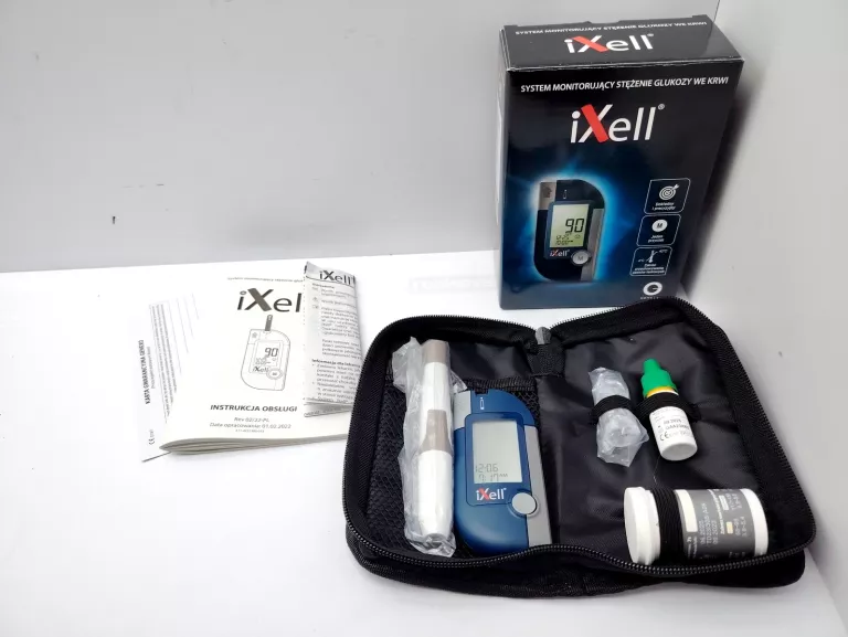 GLUKOMETR IXELL #IGŁA KOMPLET