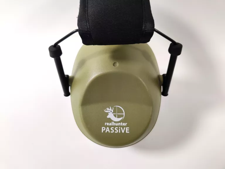 SŁUCHAWKI OCHRONNIKI SŁUCHU REALHUNTER PASSIVE OLIVE