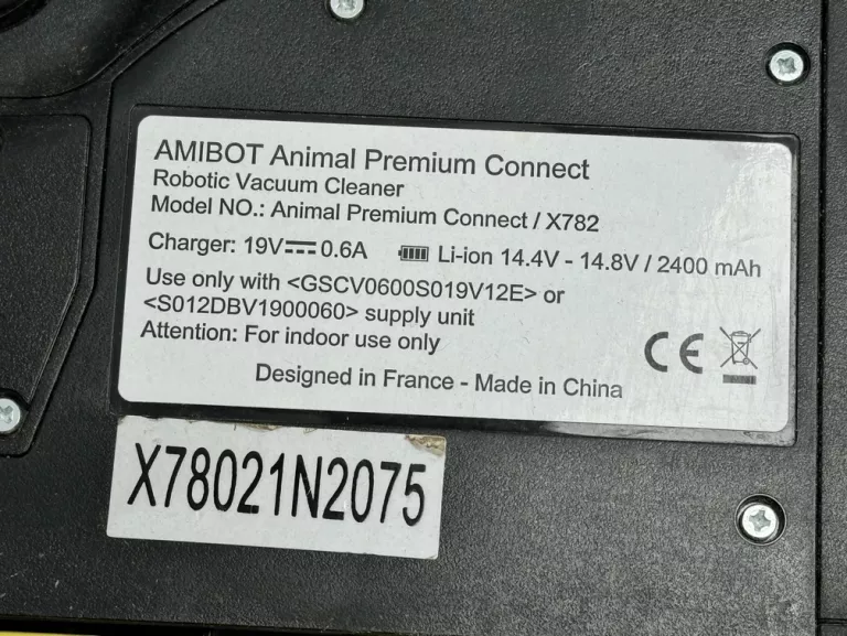 ROBOT SPRZĄTAJĄCY AMIBOT ANIMAL PREMIUM H2O CONNECT (OPIS)