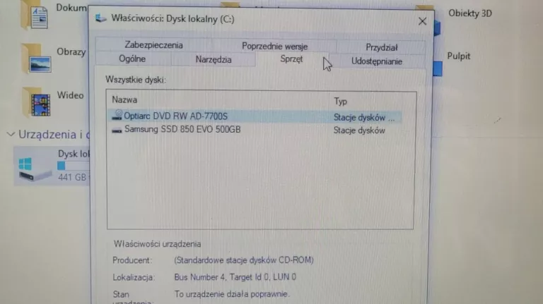 LAPTOP TOSHIBA SATELLITE A660 ICORE 3  8/512GB SSD