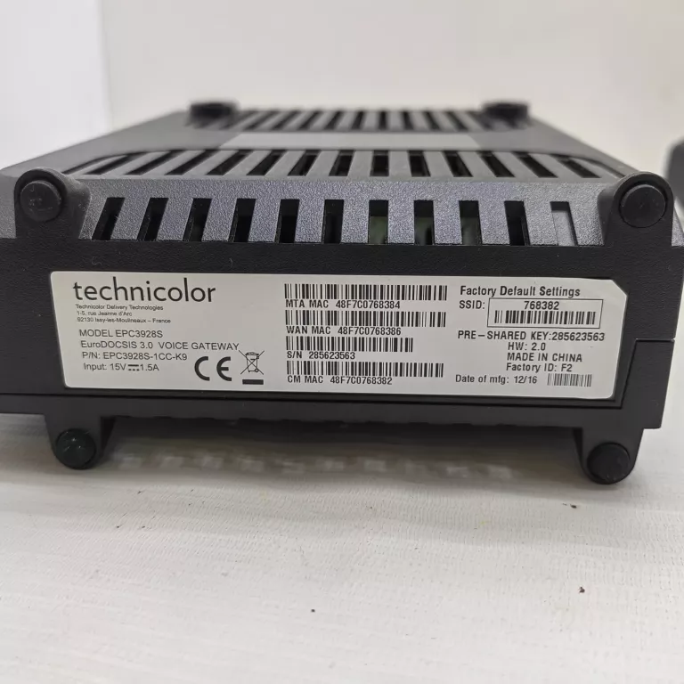 ROUTER TECHNICOLOR CISCO EPC3928S