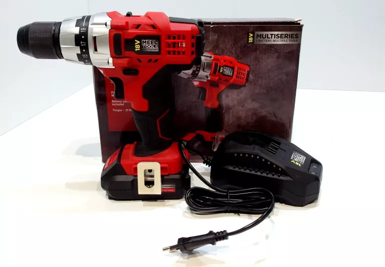 WKRĘTARKA MEEC TOOLS ZASILANIE AKUMULATOROWE 18 V
