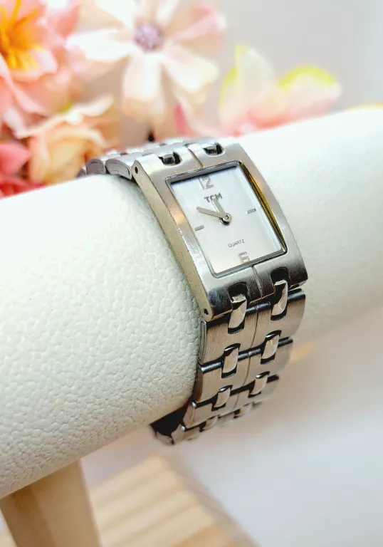 ZEGAREK TCM V377 293999 SREBNY NA BRANZOLECIE