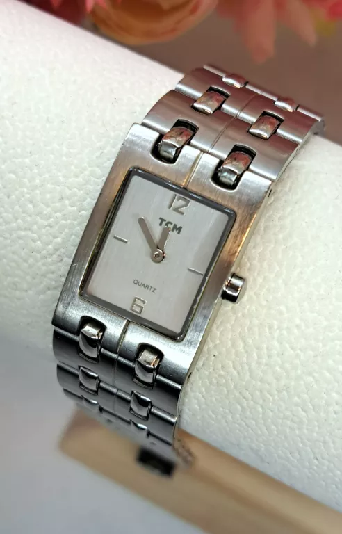 ZEGAREK TCM V377 293999 SREBNY NA BRANZOLECIE