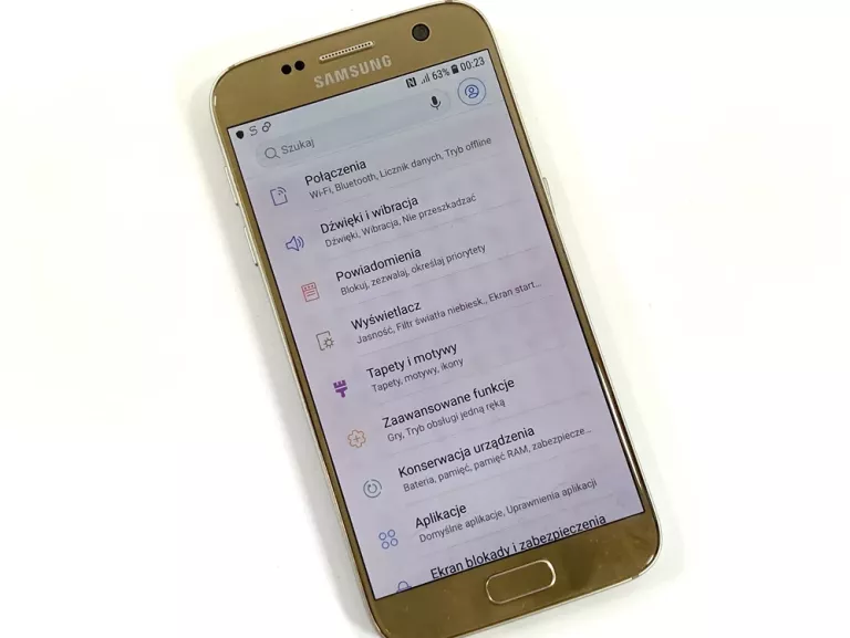 SMARTFON SAMSUNG GALAXY S7 4/32GB ZŁOTY - GUBI SIEĆ / GRZEJE SIĘ!!